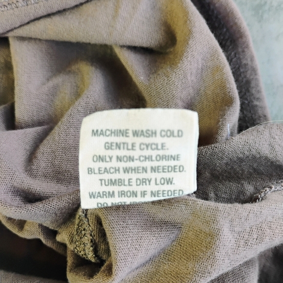 Ruehl Y2K Babydoll Top Brown Short Sleeve Casual School Womens Size Large - Picture 8 of 11